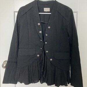 Jolt Women's Military Style Black Jacket